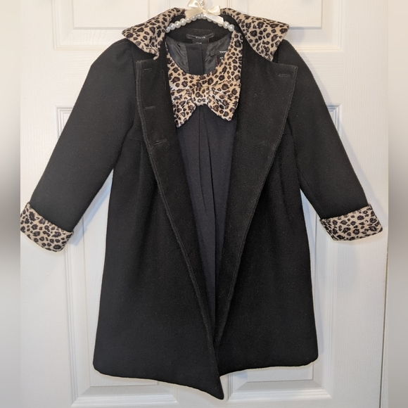 TAHARI Girls Size 4T Matching 2PC Dress & Coat Set - Picture 4 of 9